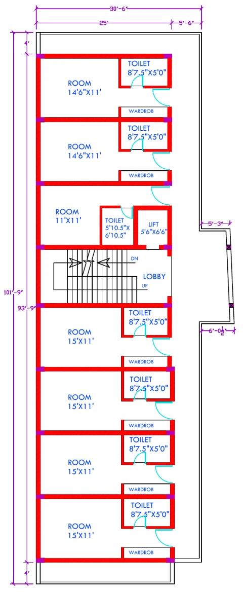 Owner-supplied proposed Third floor